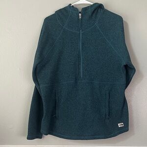 The North Face Dark Teal Zip-Up Sweater
